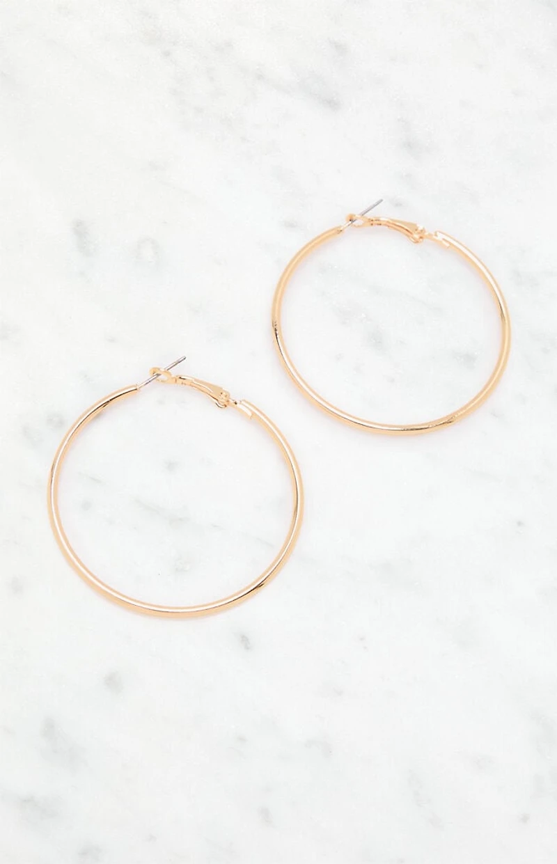 John Galt Gold Hoop Earrings