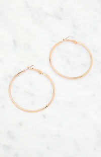 John Galt Gold Hoop Earrings