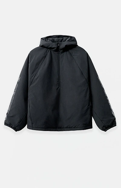 Fear of God ESSENTIALS Vintage Black Half-Zip Anorak Jacket