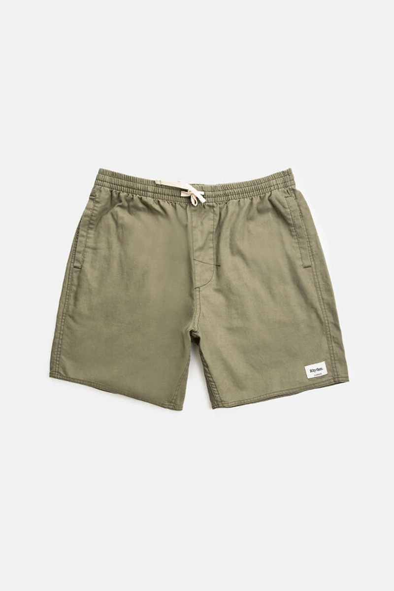 Rhythm Olive Classic Linen Shorts
