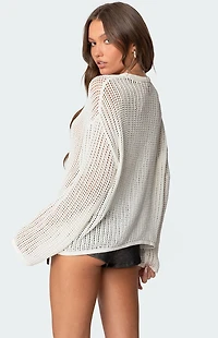 Edikted Seeing Stars Oversized Sweater
