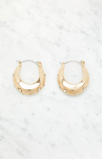 LA Hearts Starburst Hoop Earrings