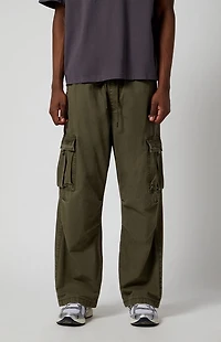 Pacsun Olive Ripstop Extreme Baggy Cargo Pants