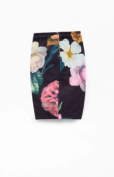 Pacsun Bloom AOP 4.5'' Swim Trunks
