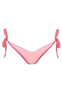 Maaji Pink Dreamscape Tie Side Bikini Bottom
