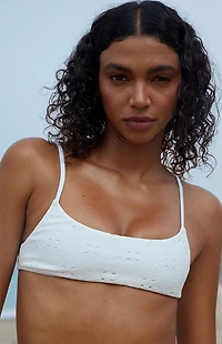 Rhythm Brighton Eyelet Tank Bikini Top