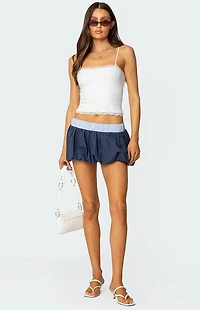 Edikted Cruella Lace Trim Tank Top