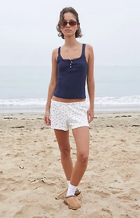 John Galt Navy Amaya Tank Top