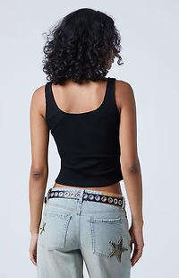 Third Charm Sloan Grommet Tank Top