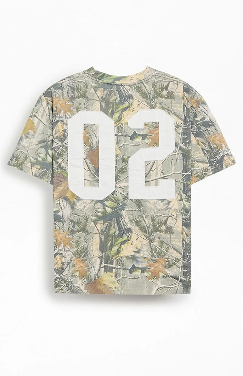 Pacsun Chaos Camo Cropped T-Shirt