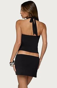 Edikted Fraisie Chainmail Halter Top
