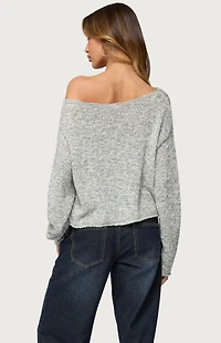 Edikted Florentina Off Shoulder Sweater