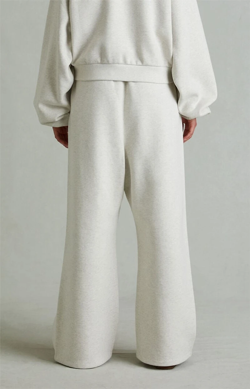 Fear of God ESSENTIALS Women's Heather Oatmeal Lounge Fleece Baggy Sweatpants