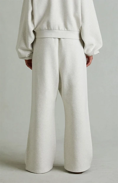 Fear of God ESSENTIALS Women's Heather Oatmeal Lounge Fleece Baggy Sweatpants