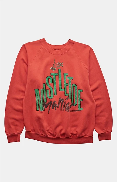 PS VINTAGE '90s Mistletoe Maniac Crew Neck Sweatshirt
