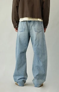 Pacsun Mason Baggy Barrel Jeans Light Indigo