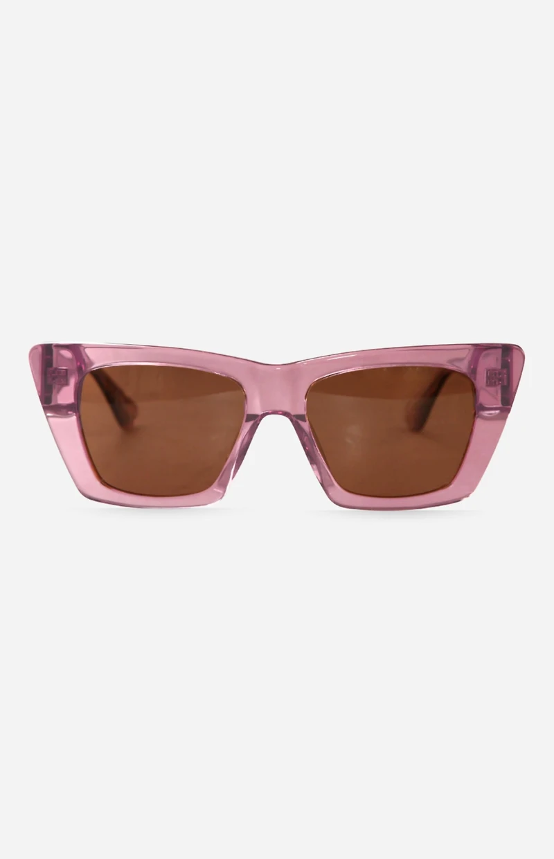 INDY Sunglasses Uptown Blush Square Sunglasses