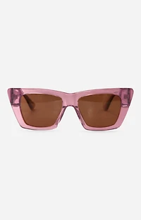 INDY Sunglasses Uptown Blush Square Sunglasses
