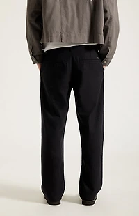 Pacsun Black Straight Leg Linen Pants