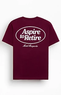 Motel Margarita Aspire To Retire Circle T-Shirt