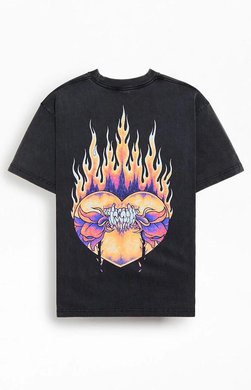 Metallica Burning Heart T-Shirt