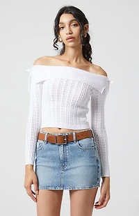 Beverly and Beck Elizabeth Off-The-Shoulder Sweater
