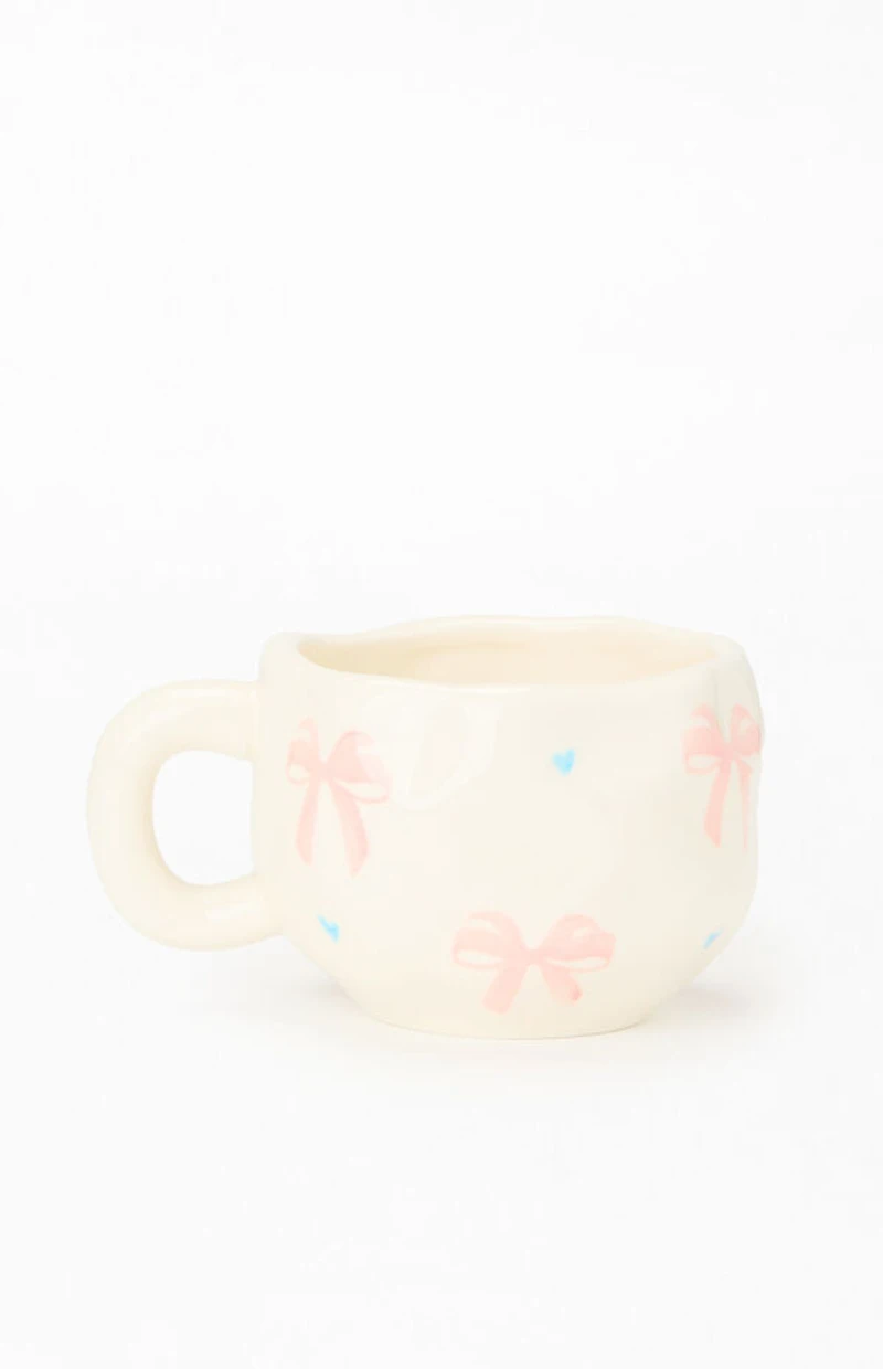 LA Hearts Bow Heart Mug
