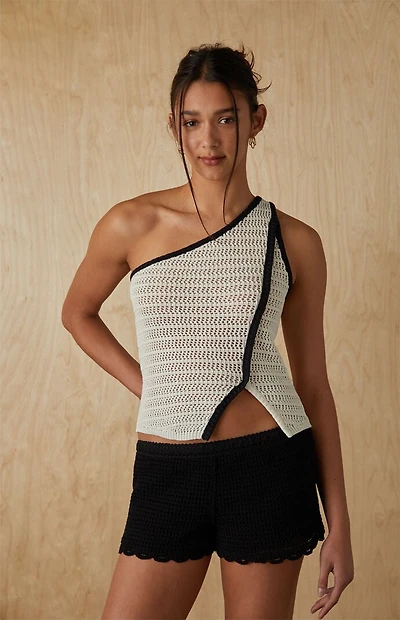 Your Favorite Colette One Shoulder Knit Top