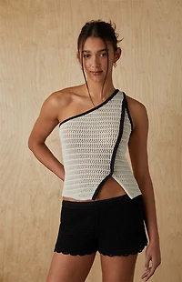 Your Favorite Colette One Shoulder Knit Top