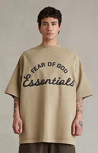 Fear of God ESSENTIALS Faded Dune Training '90s Short Sleeve T-Shirt