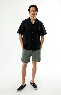 Pacsun Black Ritz Oversized Resort Camp Shirt