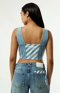 L/AB c/o Off-White Jean Corset Top