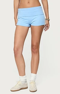 Edikted Meg Fold Over Shorts