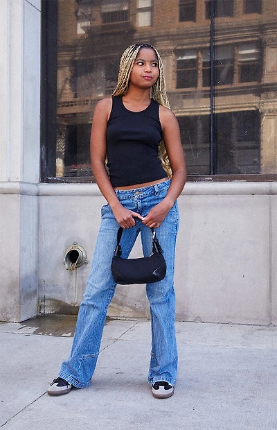 John Galt Black Natasha Tank Top