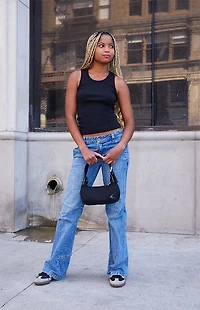 John Galt Black Natasha Tank Top