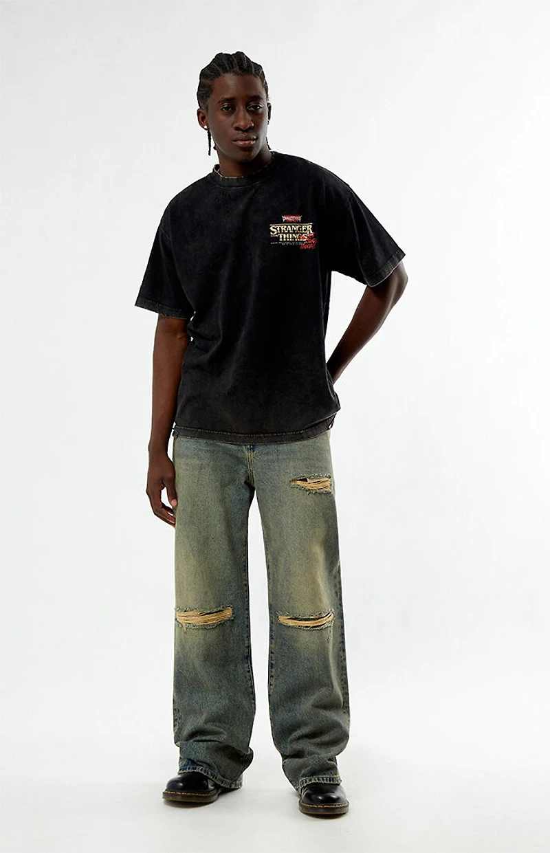 Netflix x Stranger Things Adventure Ripped T-Shirt