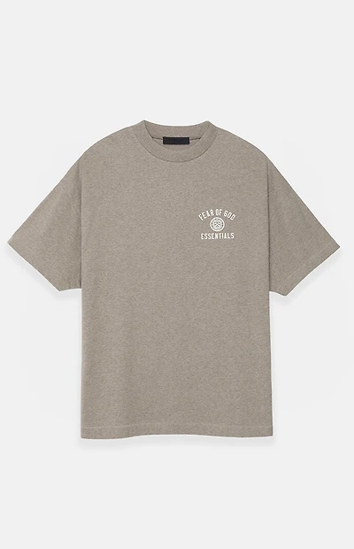 Fear of God ESSENTIALS Heather Grey University Crew Neck T-Shirt