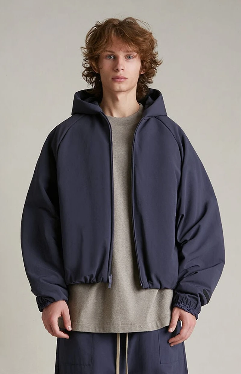 Fear of God ESSENTIALS Marine Military Nylon Hooded Bomber Jacket