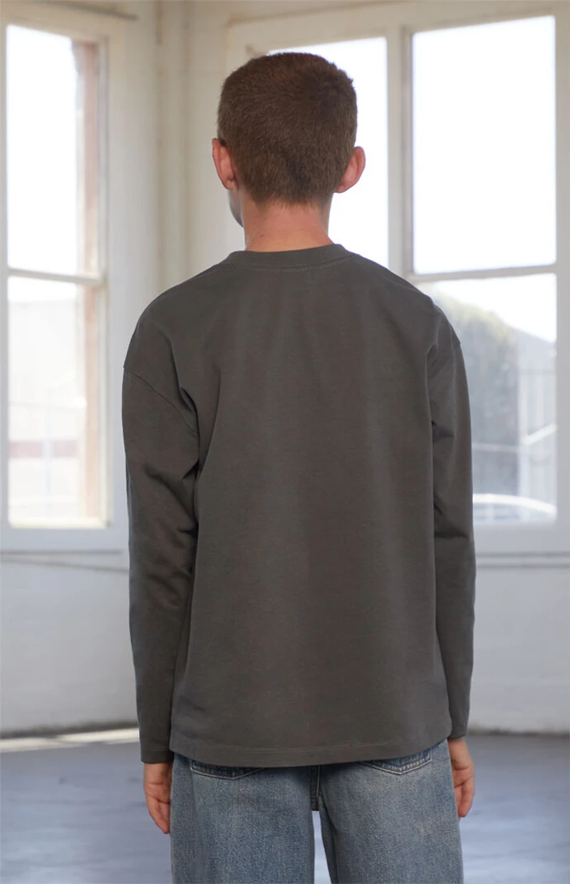 Pacsun Kids Brown Long Sleeve T-Shirt