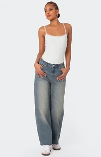 Edikted Krysten Lacey Pointelle Bodysuit