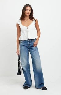 Pacsun Casey Low Rise Baggy Jeans Medium Indigo
