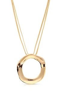 Ettika Open Circle Statement Necklace