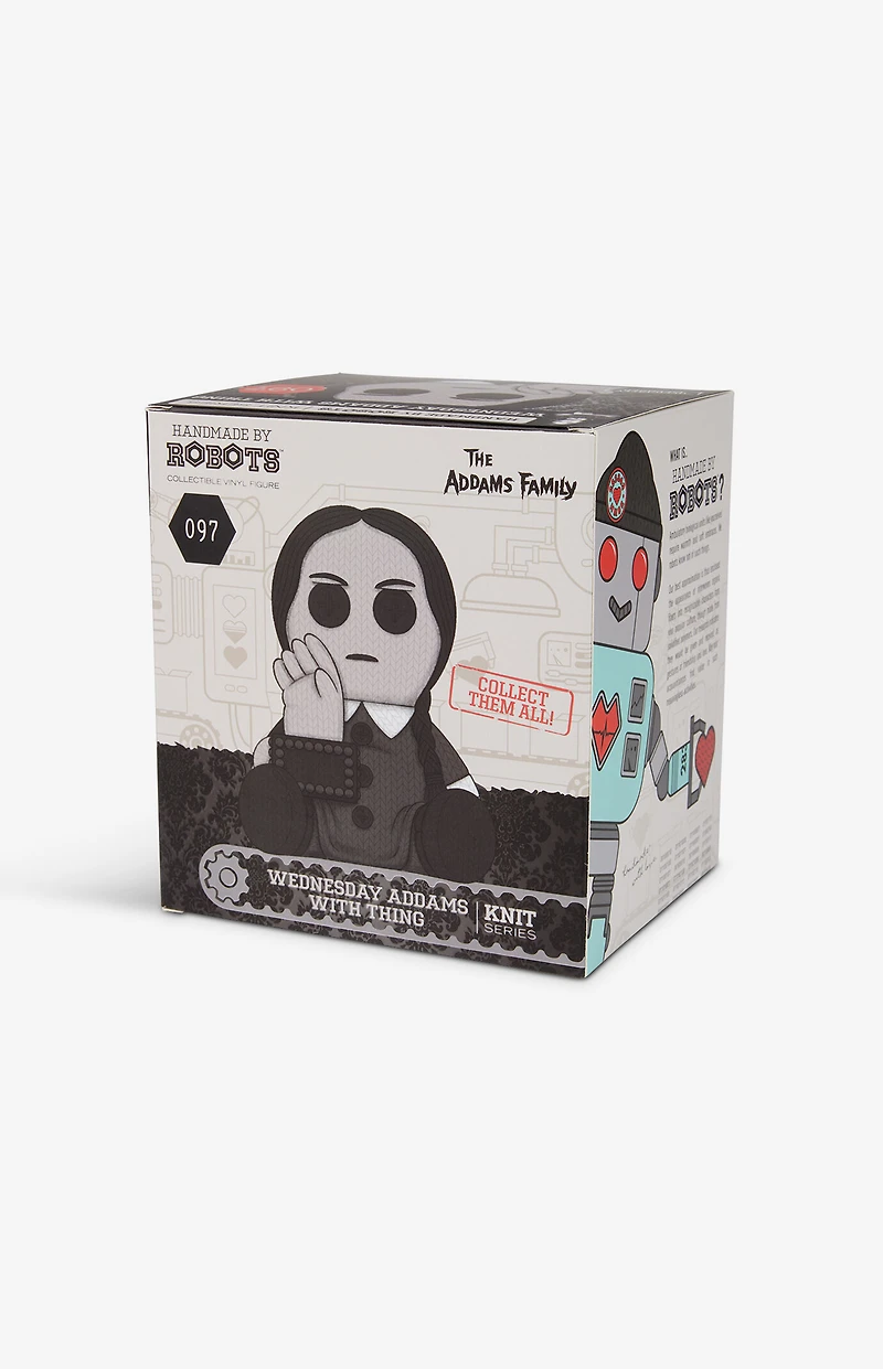 The Addams Family Wednesday Addams With Thing 097 Knit Series Vinyl Figure