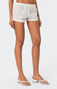 Edikted Jael Eyelet Shorts