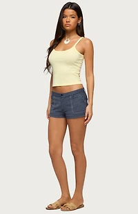 Edikted Lina Pinstripe Shorts