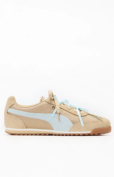 Puma Women's Tan Arizona Bow Sneakers
