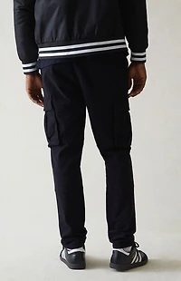 Pacsun Stretch Canvas Black Slim Cargo Pants