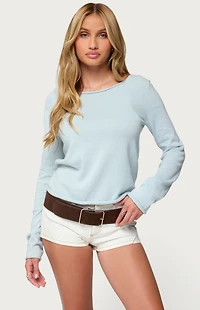 Edikted Sonny Relaxed Rolled Sweater