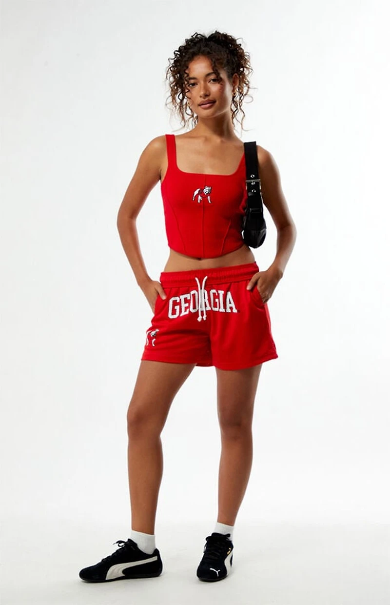 HYPE & VICE Georgia Bulldogs Hoop Jersey Basketball Shorts