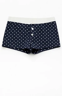John Galt Black & White Polka Dot Boy Short Underwear